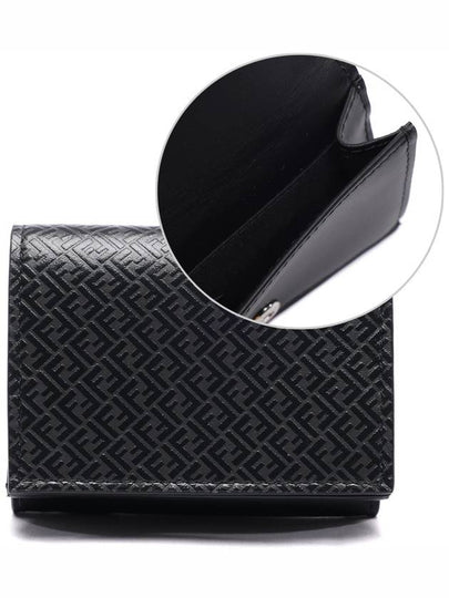 Micro FF Half Wallet Black - FENDI - BALAAN 2