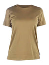 Women's Easy Cotton Short Sleeve T-Shirt Green - THEORY - BALAAN.