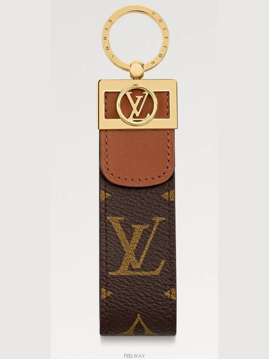 Dauphine Dragonne Key Holder Brown - LOUIS VUITTON - BALAAN 2