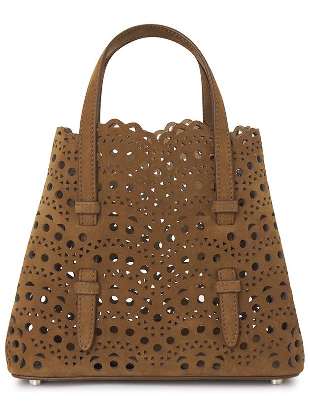 Mina 20 Tote Bag Brown - ALAIA - BALAAN 5