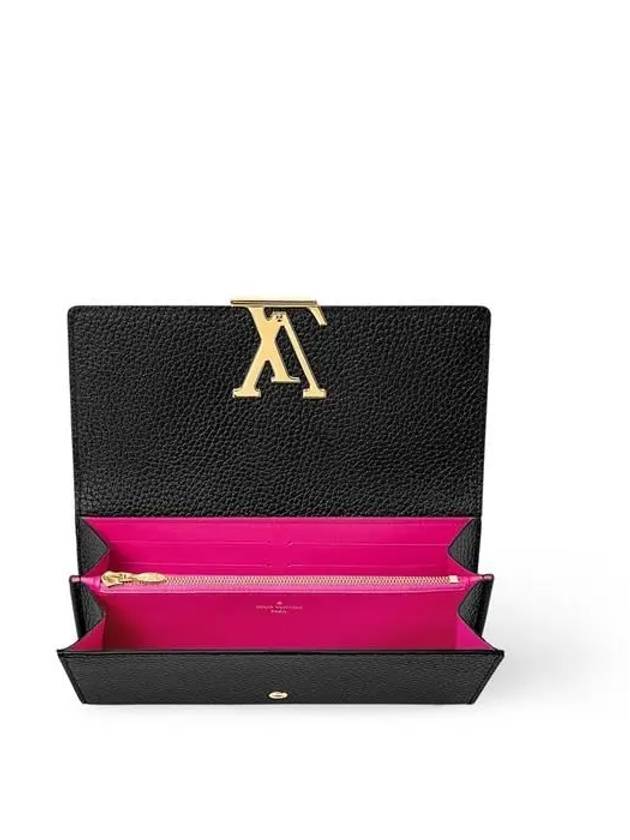 Capucines Long Wallet Black - LOUIS VUITTON - BALAAN 4