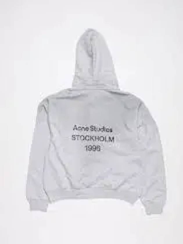 Logo Print Hoodie Grey - ACNE STUDIOS - BALAAN 2