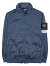 Men's Logo Patch Nylon Metal Zip-up Jacket Avio Blue - STONE ISLAND - BALAAN 2