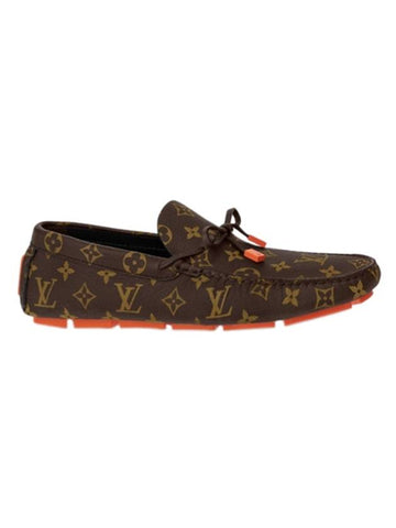 LV Moccasin Driving Shoes Brown - LOUIS VUITTON - BALAAN 1