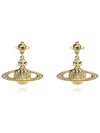 Mini Bas Relief Drop Earrings Gold - VIVIENNE WESTWOOD - BALAAN 4