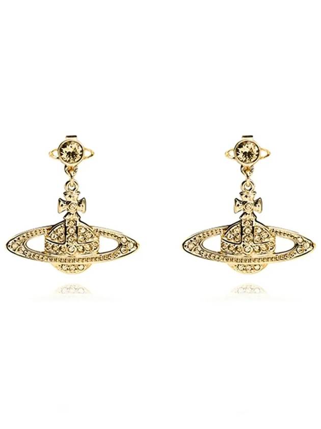 Mini Bas Relief Drop Earrings Gold - VIVIENNE WESTWOOD - BALAAN 4