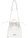 5AC Mini Drawstring Tote Bag White - MAISON MARGIELA - BALAAN 4