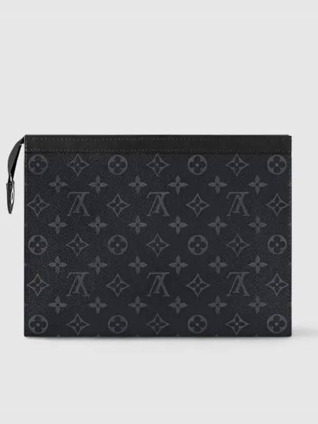 Pochette Voyage Monogram Eclipse Pouch Bag Black - LOUIS VUITTON - BALAAN 6