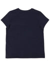 VPC Logo Organic Cotton Short Sleeve T-Shirt Navy - A.P.C. - BALAAN 3