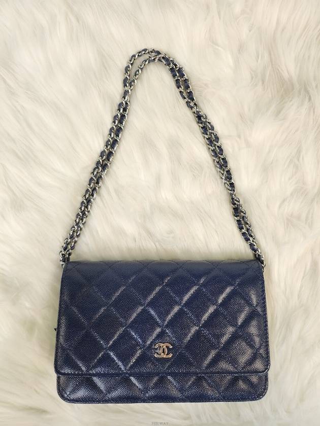 Daol Beomeo Branch Classic WOC Caviar 24th Navy Status A - CHANEL - BALAAN 8