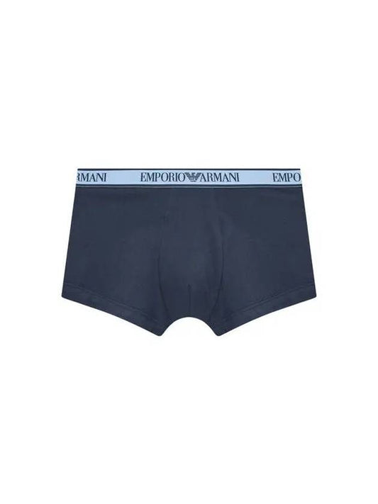 UNDERWEAR Men s Line Banding Solid Stretch Drawn Navy - EMPORIO ARMANI - BALAAN 1