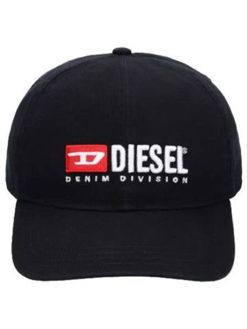 Corey Wash Ball Cap Black Hat - DIESEL - BALAAN 1