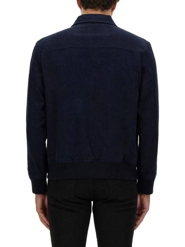 Gilles Zip-Up Jacket Blue - A.P.C. - BALAAN 4