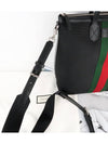 Stripe Two Way Tote Bag Black - GUCCI - BALAAN 7