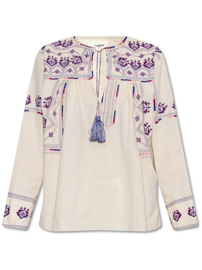 Kiledia Embroidery Blouse White - ISABEL MARANT - BALAAN 2