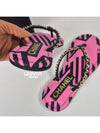 Coco Beach CC Logo Chain Star Print Flip Flops Slippers Sandals Pink 37 38 G39886 - CHANEL - BALAAN 2