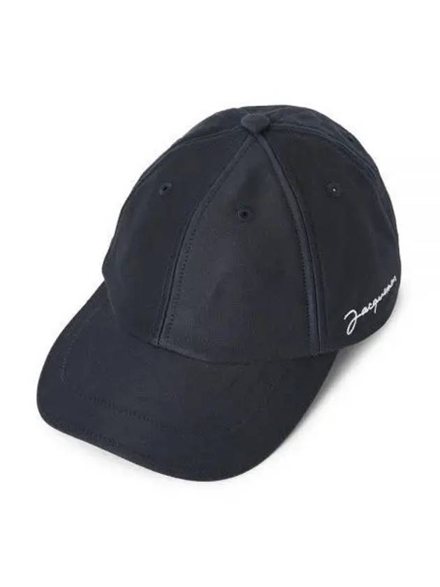 La Casquete Signature Ball Cap Dark Navy - JACQUEMUS - BALAAN 2