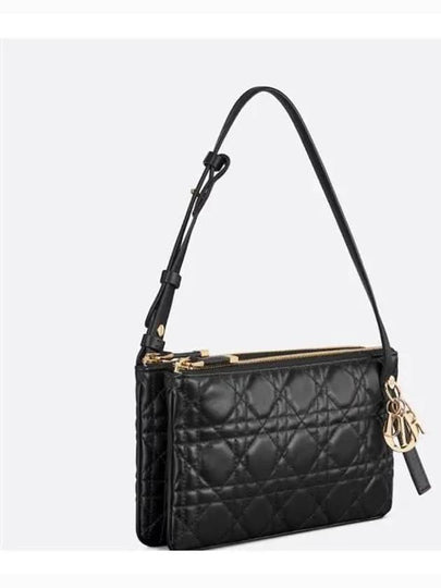 My Dior Duo Cannage Lambskin Mini Shoulder Bag Black - DIOR - BALAAN 2