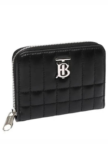 Quilted leather Lola zipped wallet - BURBERRY - BALAAN 1