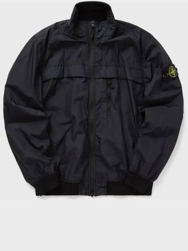 Garment Dyed Crinkle Reps R-Nylon Jacket Blue - STONE ISLAND - BALAAN 5