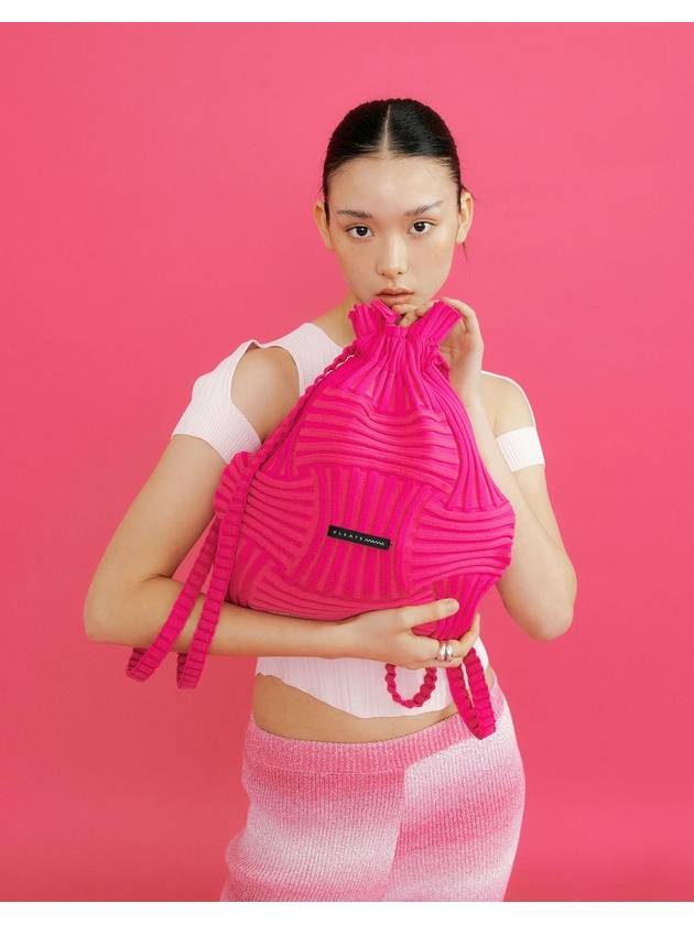 Bow Backpack Pink - PLEATSMAMA - BALAAN 2