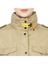 Women's Dulcie Snap Button Cuff Zip-Up Jacket Beige - PARAJUMPERS - BALAAN 9