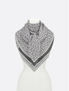 D Oblique Scarf Grey - DIOR - BALAAN 4