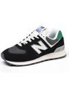 Women's 574 Low Top Sneakers Black - NEW BALANCE - BALAAN 7