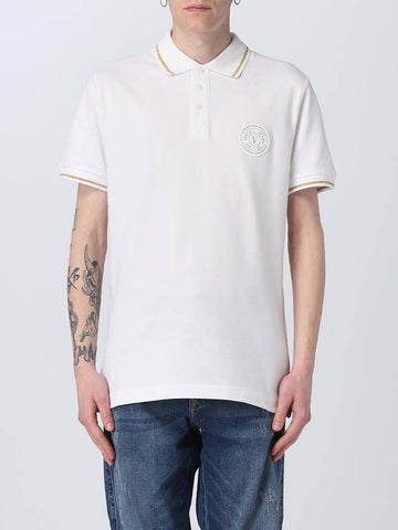 Versace Jeans Couture polo shirt in cotton - VERSACE - BALAAN 1