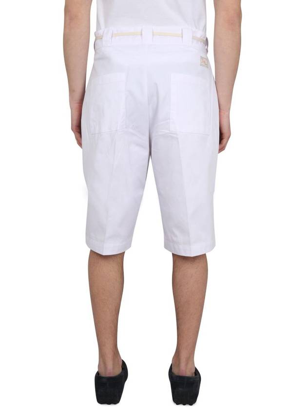 Drôle De Monsieur Cotton Blend Bermuda Shorts - DROLE DE MONSIEUR - BALAAN 4