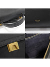 176103ZVA 38NO Black Grain Calfskin Mini Belt Bag 2WAY - CELINE - BALAAN 7