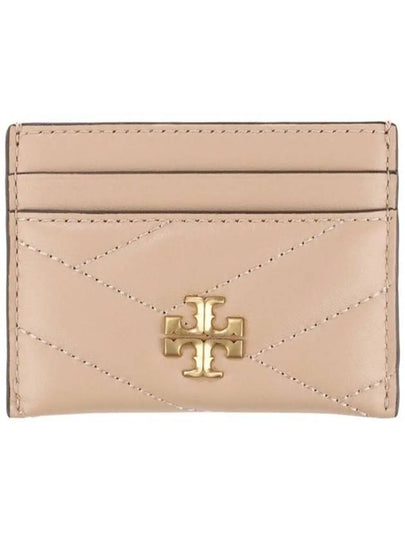 Kira Chevron Logo Card Wallet Devon Sand - TORY BURCH - BALAAN 2