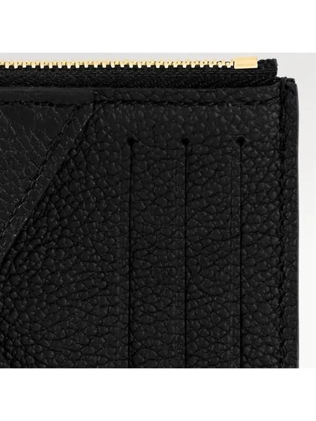 Romy Monogram Leather Card Wallet Black - LOUIS VUITTON - BALAAN 3