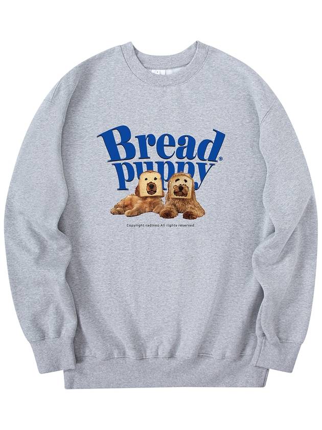 Bread Puppy Sweatshirt Gray - RADINEO - BALAAN 1