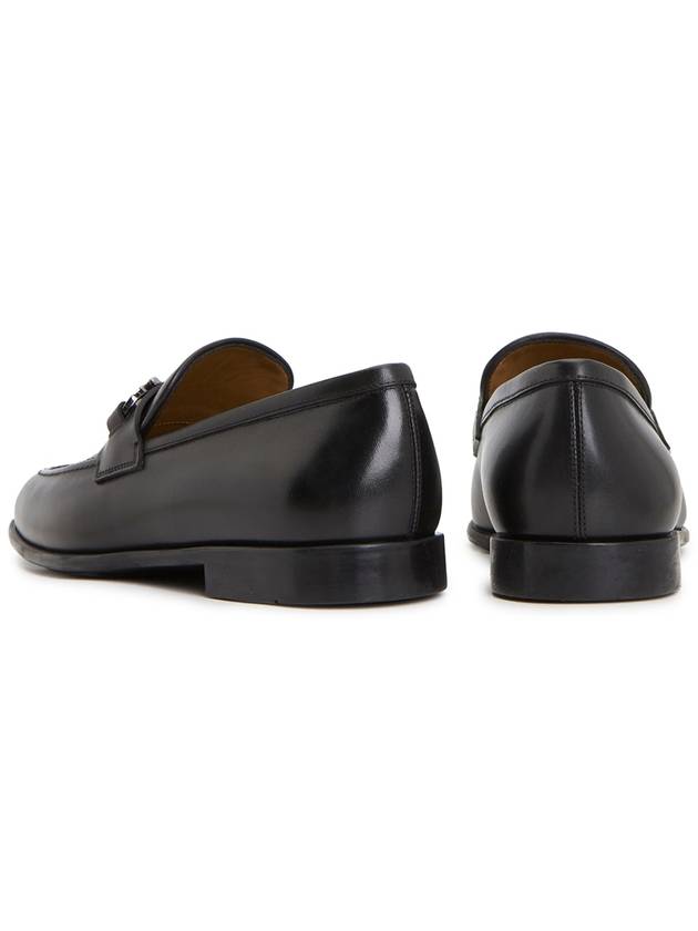 Men's Penny Calfskin Loafers Black - SALVATORE FERRAGAMO - BALAAN 7