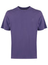 Super Vintage Crew Neck Short Sleeve T-Shirt Purple - AUTRY - BALAAN 2