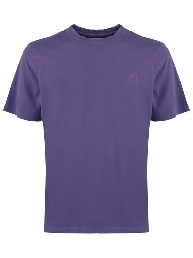 Super Vintage Crew Neck Short Sleeve T-Shirt Purple - AUTRY - BALAAN 2