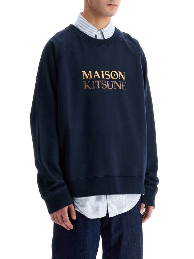 "oversized sweatshirt with - MAISON KITSUNE - BALAAN 2