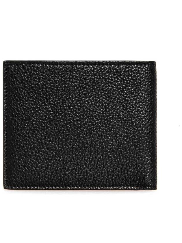 Men's T-Line Small Grain Leather Half Wallet Black - TOM FORD - BALAAN 4