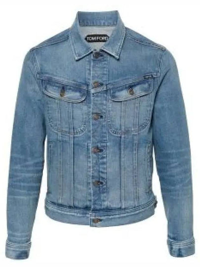 Jacket DJI001DMC049F24 HB414 Blue - TOM FORD - BALAAN 2