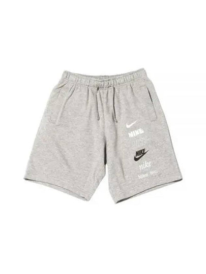 Club Fleece French Terry Shorts Dark Grey Heather - NIKE - BALAAN 2