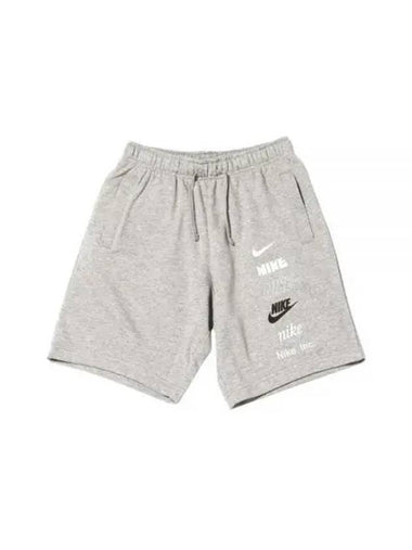 Club Fleece French Terry Shorts Dark Grey Heather - NIKE - BALAAN 1