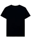 Fox Head Patch Short Sleeve T-Shirt Black - MAISON KITSUNE - BALAAN 3