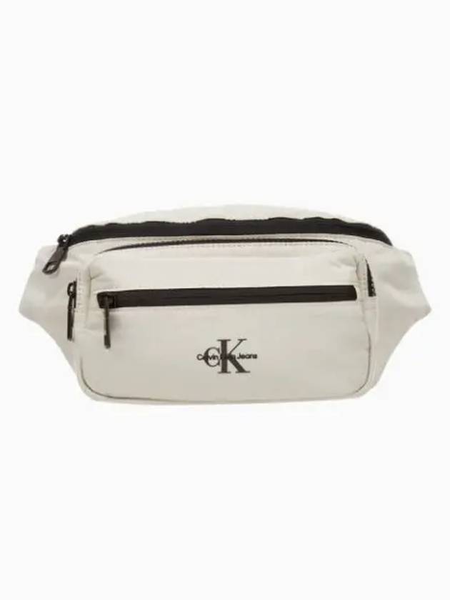 JEANS Men s Black Silver CKJ Packable Waist Bag HP2185 001 - CALVIN KLEIN - BALAAN 2