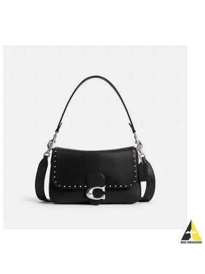 Soft Tabby Shoulder Bag with Rivets CU715 LHBLK - COACH - BALAAN 2