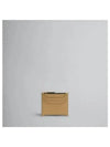 Zipper Leather Card Wallet Beige - MARNI - BALAAN 2