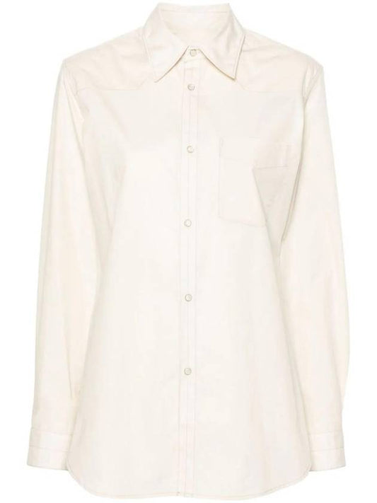 Western Fitted Shirt Ivory - LEMAIRE - BALAAN 1