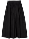 Ryeo Ring Cotton A Line Skirt Black - THE GREEN LAB - BALAAN 2