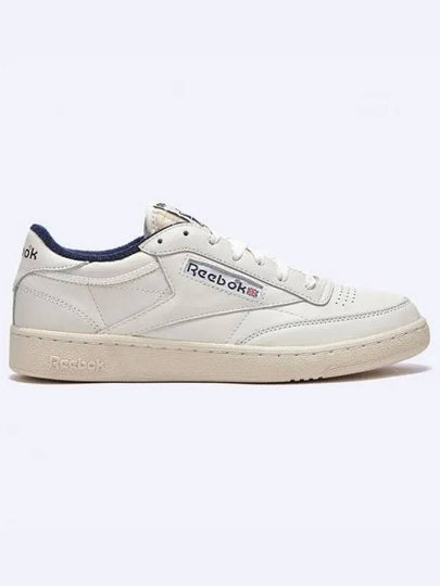 Club C85 Vintage Low Top Sneakers Navy Chalk - REEBOK - BALAAN 2