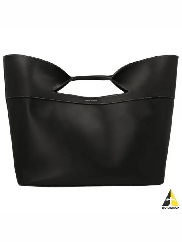 The Bow Large Tote Bag Black - ALEXANDER MCQUEEN - BALAAN 2